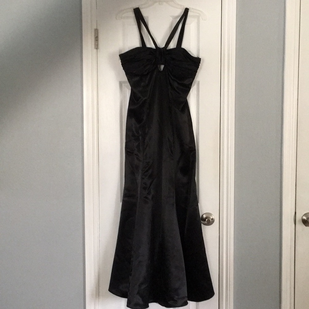 Fancy Black satin dress